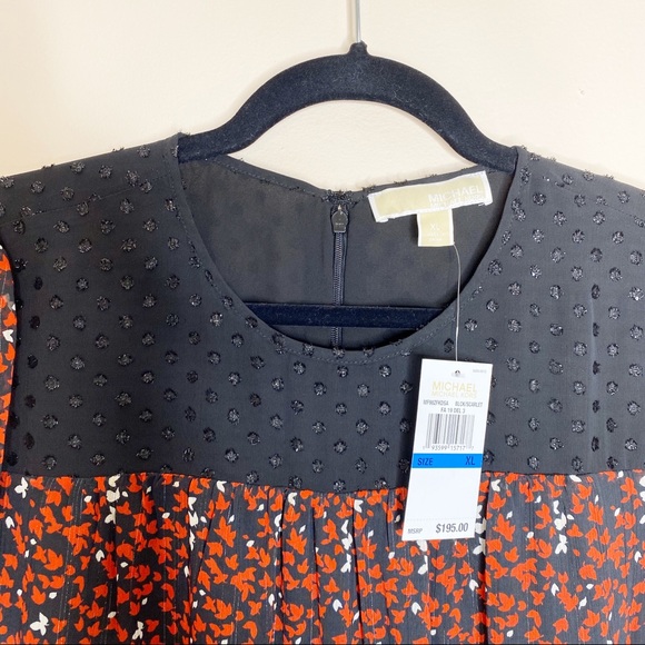 {Michael Kors} mixed floral print Georgette dress - Picture 6 of 10